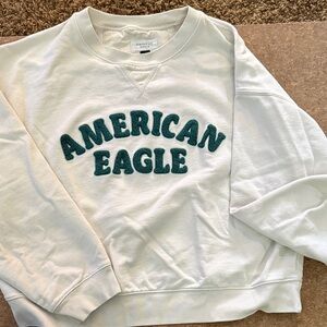 American Eagle Cream Hoodie